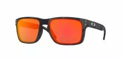 Oakley Holbrook Black Camo W/ PRIZM Ruby Brille