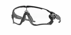 Oakley Jawbreaker Polished Black W/Clear To Black Photochromic Brille