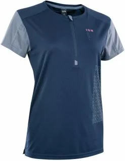 ION Tee Half Zip SS Traze VENT WMS Indigo Dawn Trikot 38/M