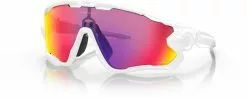 Oakley Jawbreaker™ Polished White / PRIZM Road Brille