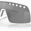 Oakley Sutro Eyeshade Heritage Colors Collection Polished White / PRIZM Black Brille -Fahrrad Verkaufsgeschäft 888392562722 std shad qt
