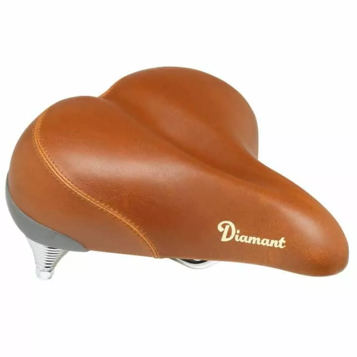 Diamant Retro Sattel Mit Metallfedern 3 Diamant Retro Sattel Mit Metallfedern