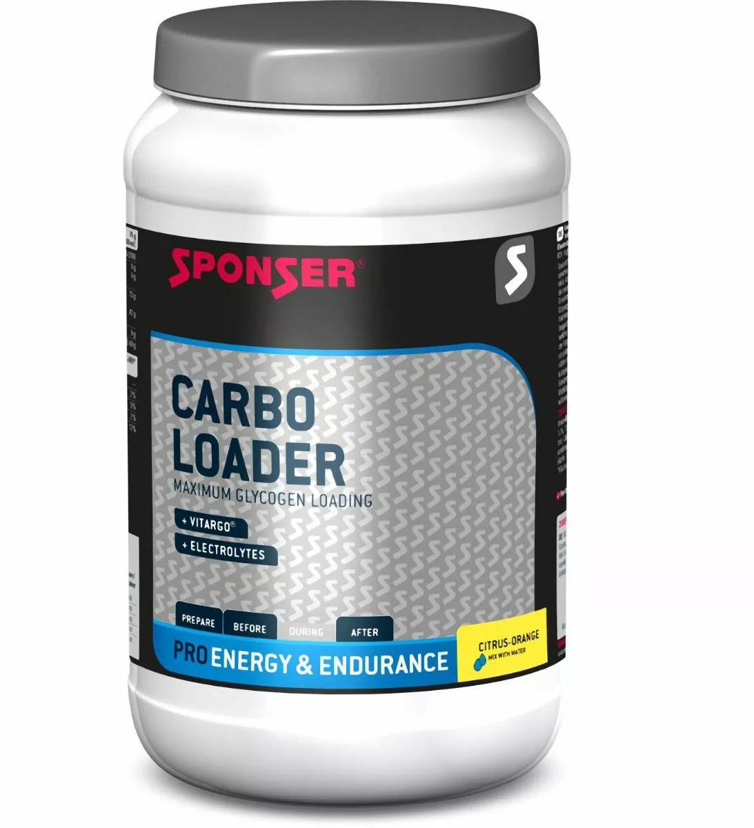 SPONSER | Carbo Loader | Citrus-Orange | 1200 G Dose 3 SPONSER | Carbo Loader | Citrus-Orange | 1200 G Dose