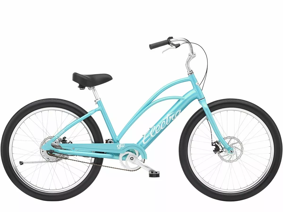 Electra Cruiser Go! Step-Thru Bora Bora Blue 3 Electra Cruiser Go! Step-Thru Bora Bora Blue