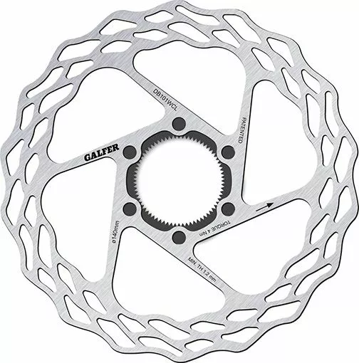 Galfer Bremsscheibe Wave® Fixed Road & Gravel Center-Lock System, Ø140x1.8mm DB101WCL 3 Galfer Bremsscheibe Wave® Fixed Road & Gravel Center-Lock System, Ø140x1.8mm DB101WCL