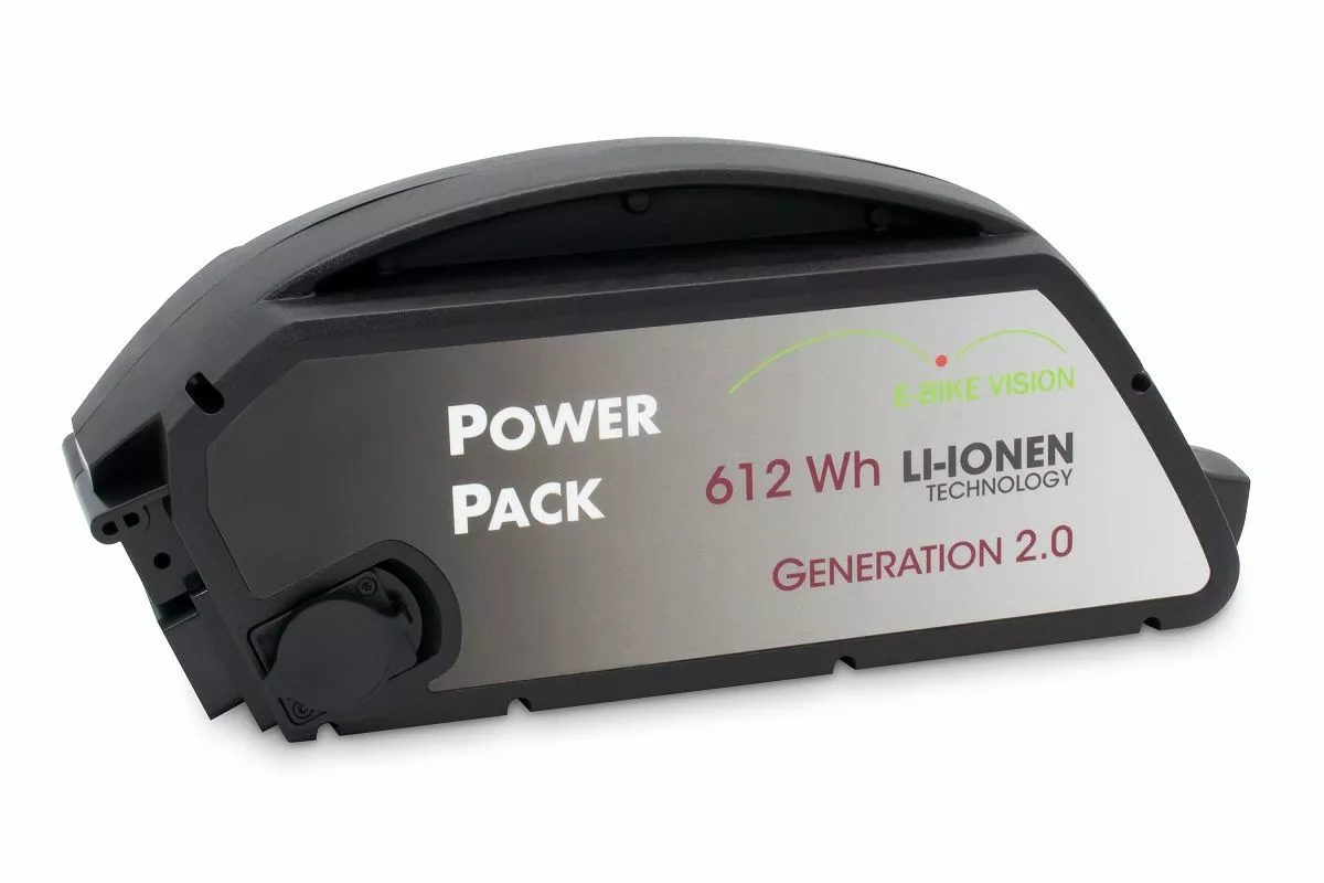E-Bike Vision PowerPack Für Bosch Classic Line 612 Wh Rahmenakku