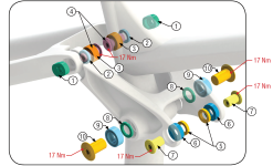 Trek Powerfly Hinterbau Ersatzteile Lagersatz