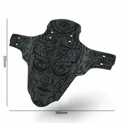 Unleazhed - Mudguard Small M01 Tatanka Dark