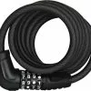 Abus Spiralkabelschloss - Numero 5510C/180 Black 2 Abus Spiralkabelschloss - Numero 5510C/180 Black -Fahrrad Verkaufsgeschäft numero 5510c 180 black