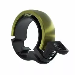 KNOG OI Classic Large Fahrradklingel Schwarz/Olive, 23.8 - 31.8mm