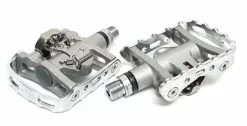 SHIMANO PD-M324 PEDALE SPD SILBER