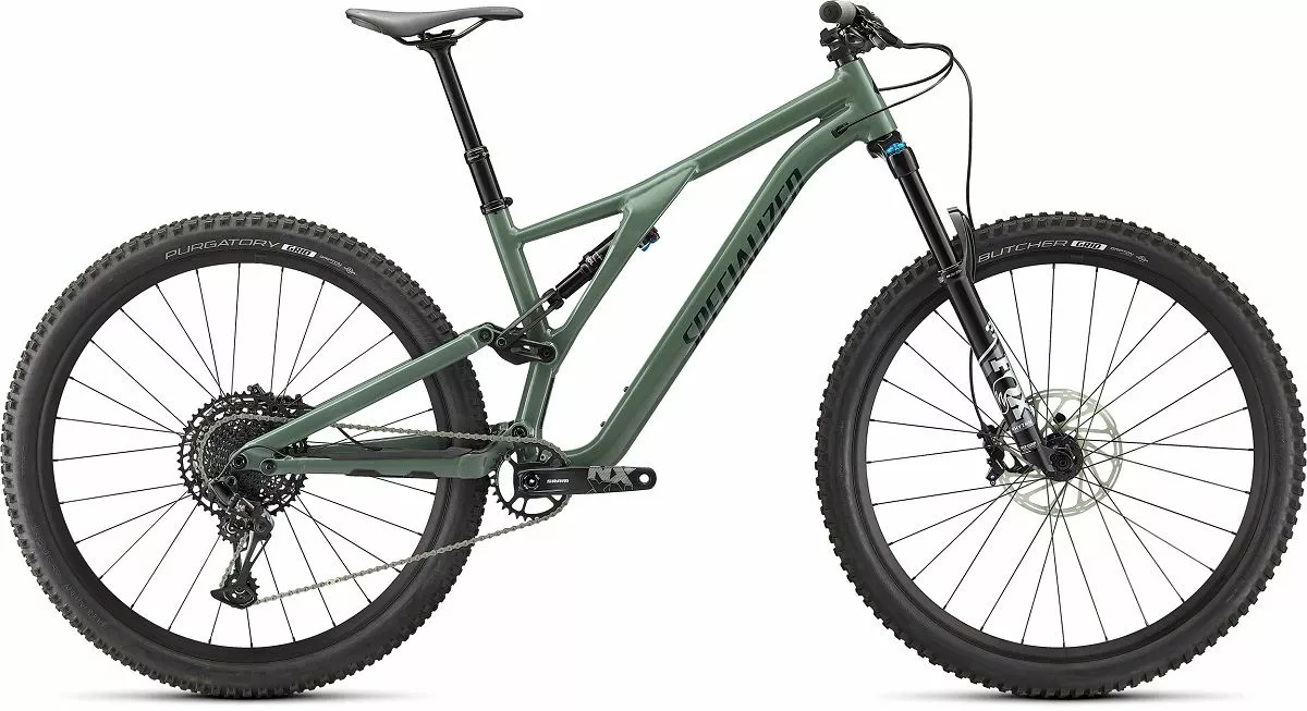 Specialized Stumpjumper Comp Alloy Gloss Sage Green / Forest Green