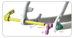 Trek Powerfly Steckachse Thru Axle Boost 148 Hardtail Ersatzteile